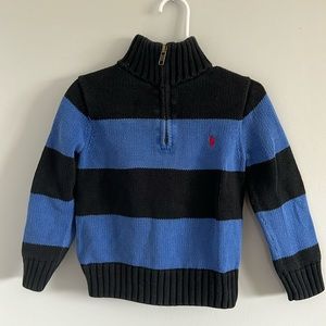Ralph Lauren Boy’s 4/4T Zip-up Sweater